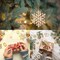 Unfinished Wooden Snowflakes Ornaments, 36Pcs Christmas Tree Hanging Decoration Wood Cutouts DIY Craft Snowflake Shaped Embellishments Xmas Rustic Crafts with Twine (4 inch)
